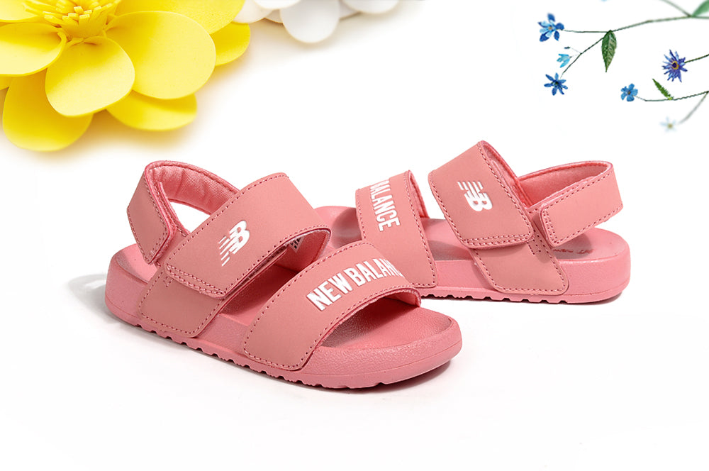 NB double bar sandals" pink"