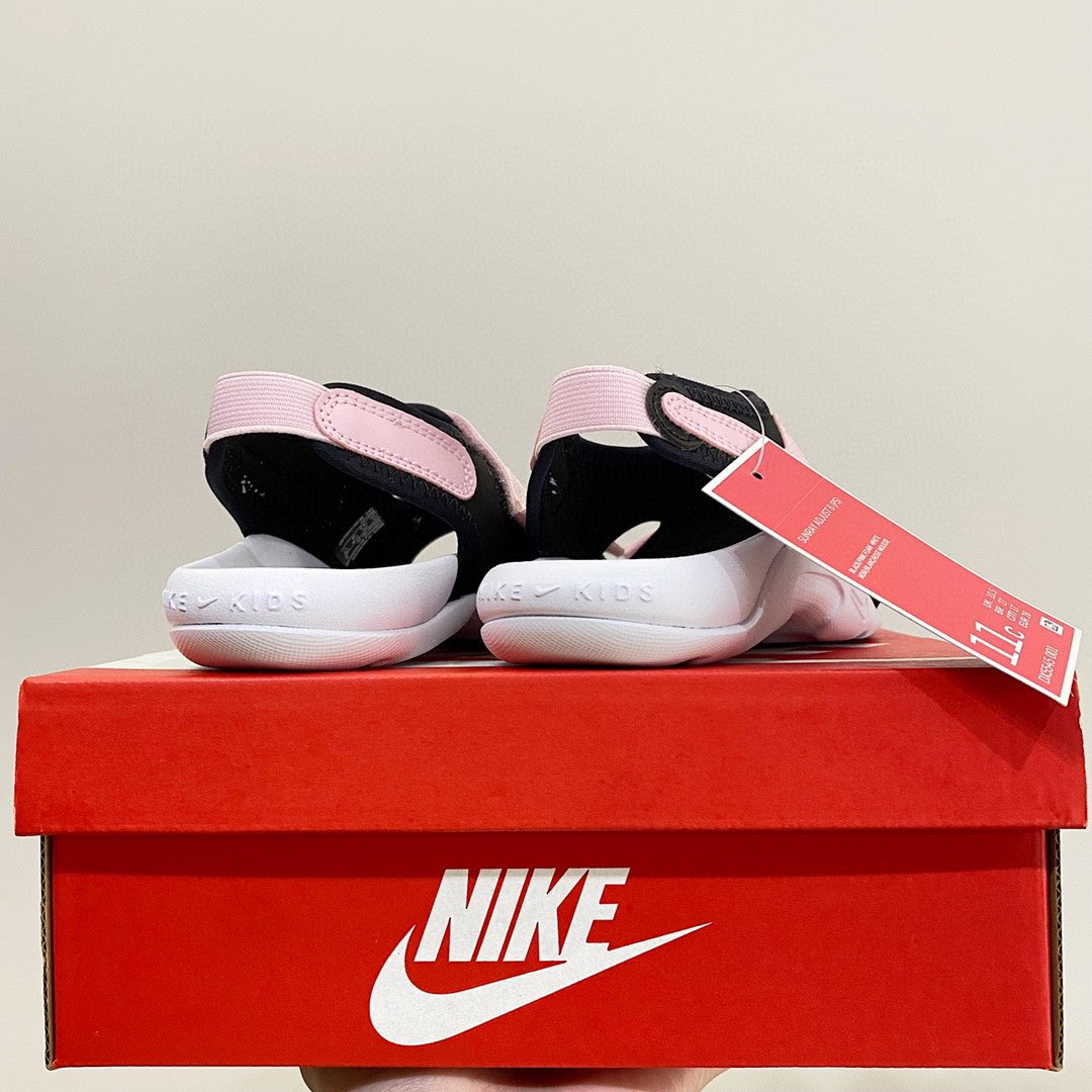 Nike Sunray Adjust 6 (TD) Children's Sandals" white, black, pink"