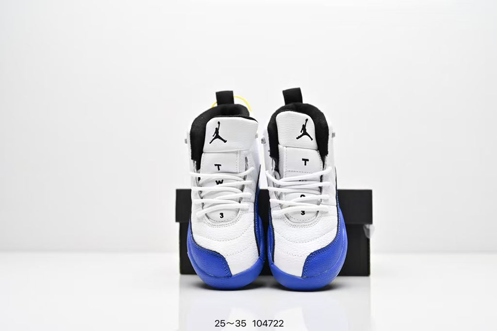 Joe 12 children's shoes" white, dark blue"