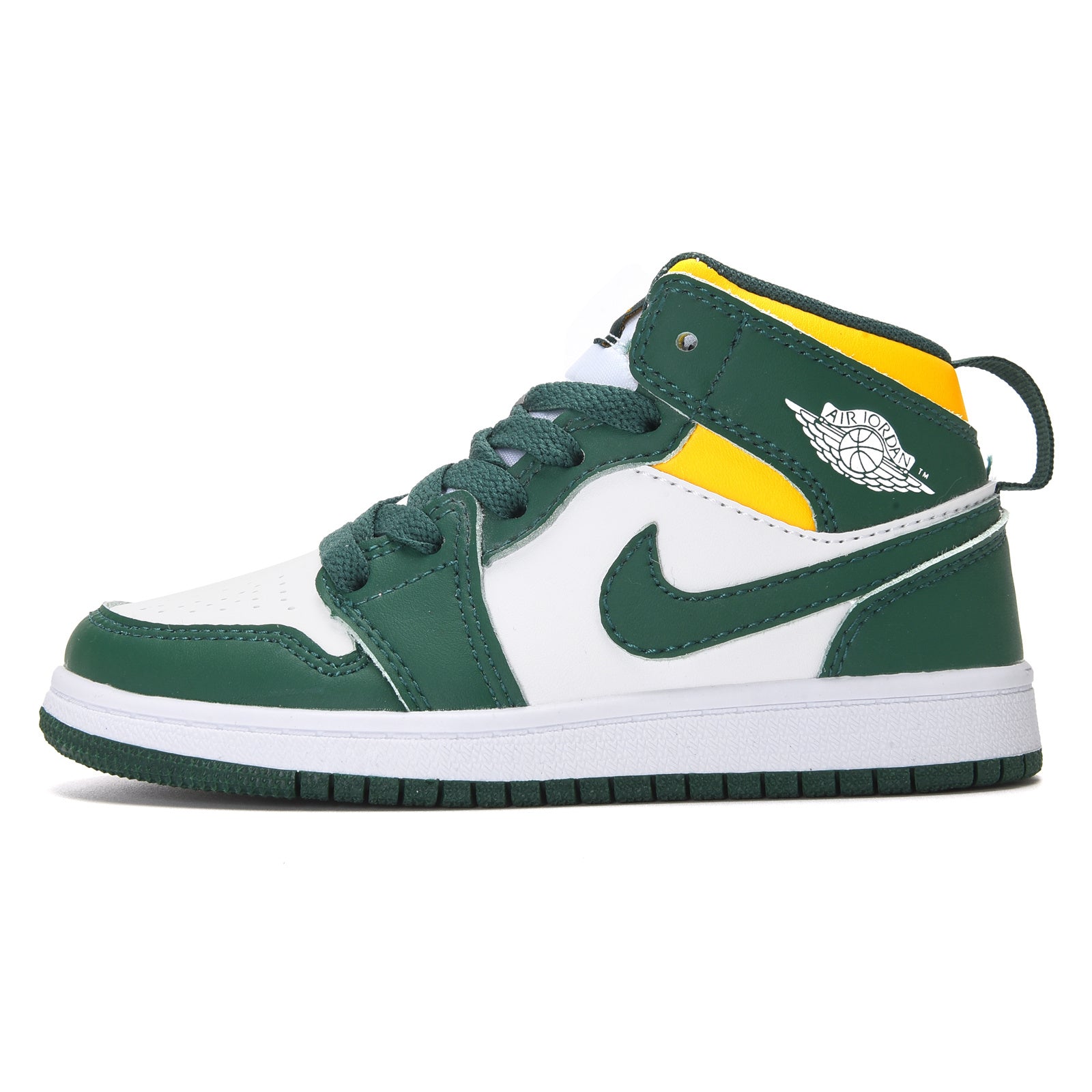 AJ-112" white, green"