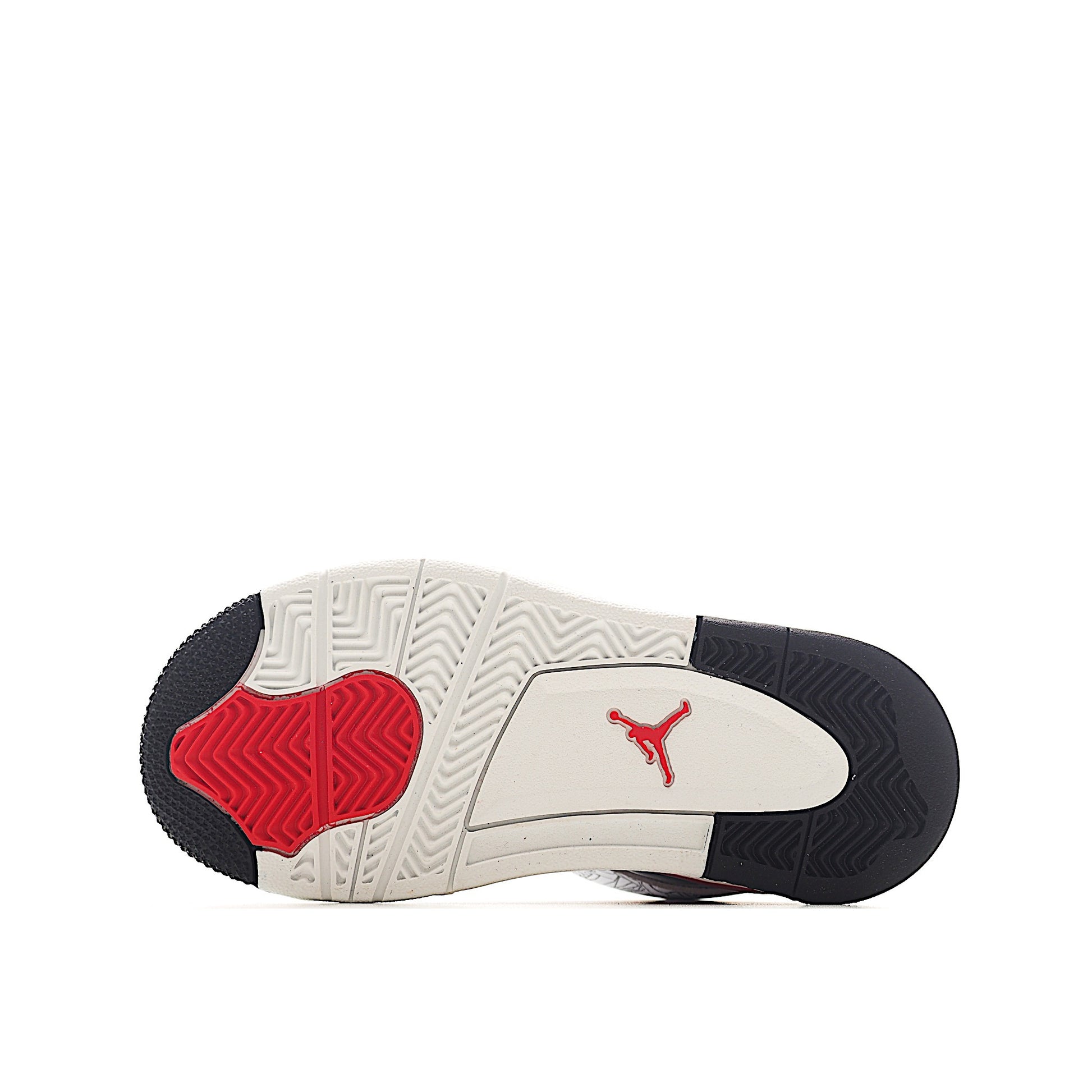 Jordan Zero Lace-Up Basketball Shoes for Kids" black, white, red"