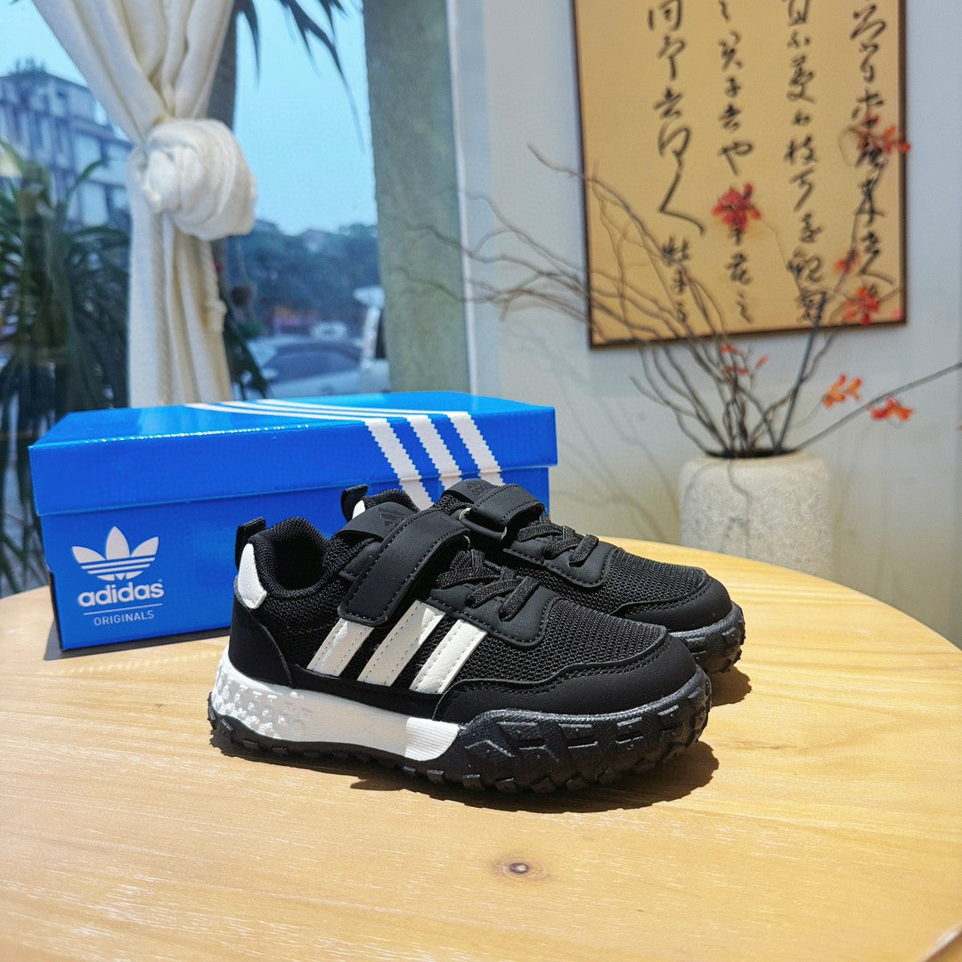 adidas mesh casual hiking shoes" black"