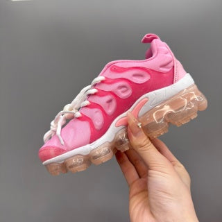 Nike AIR MAX plus full-length air cushion children's sports shoes "Various shades of pink"