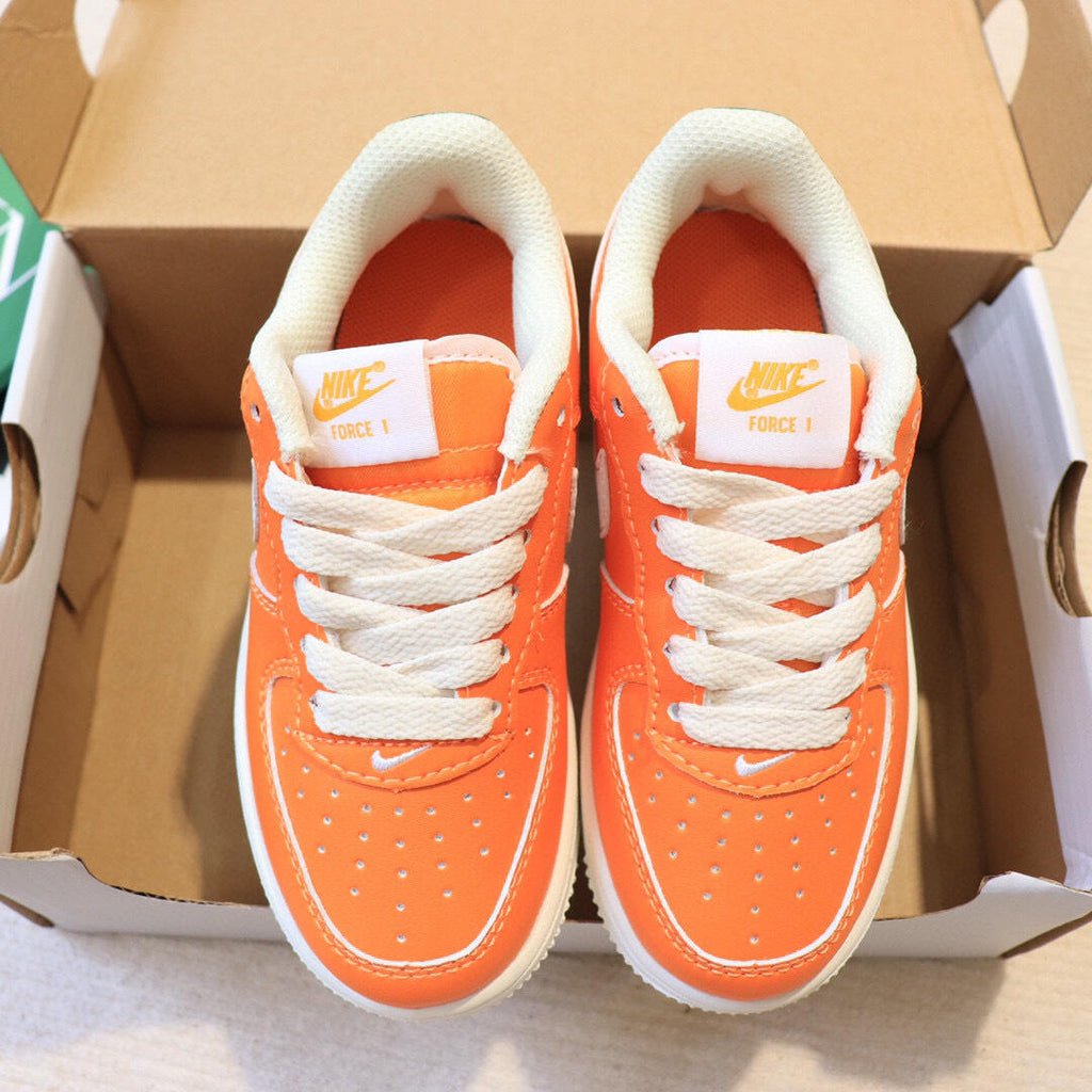 Air Force low-top lace-up sneakers" Orange"