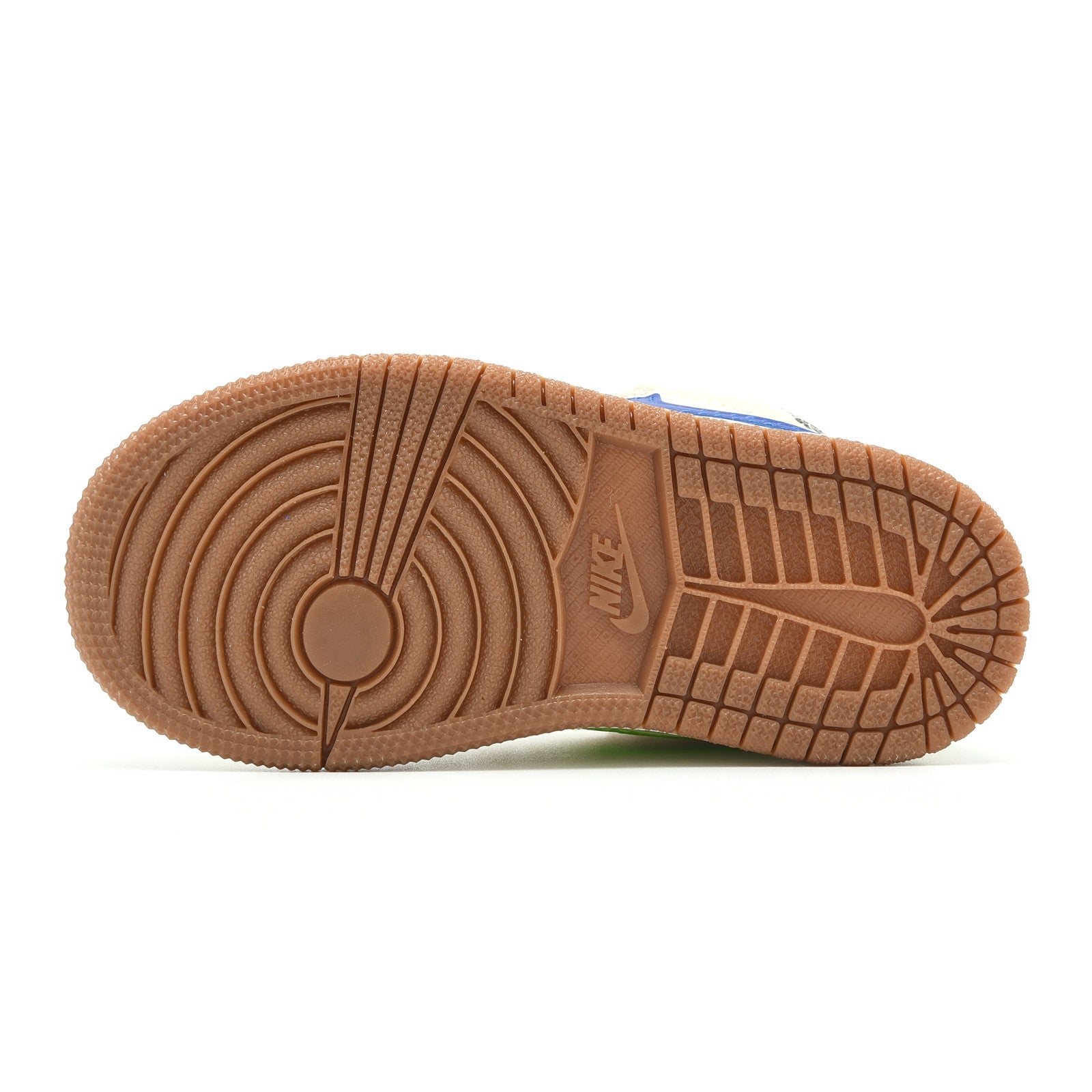AJ-127" cream, neon green, blue"