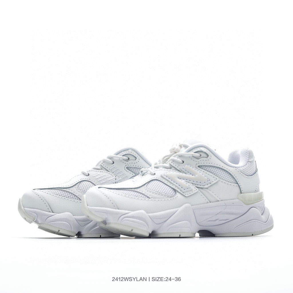 New Balance 9060 series retro versatile dad style elephant" white"
