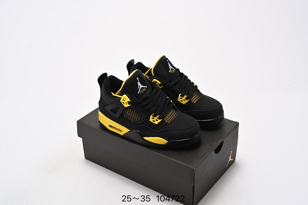 Joe 4 air cushion high quality children's shoes " black, yellow"