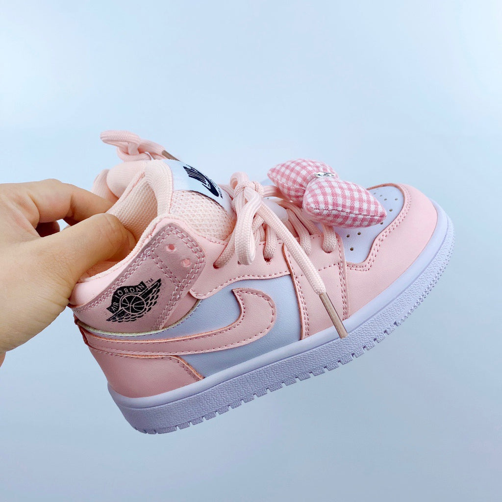 Joe 1 low-top hook series children's shoes" baby pink"