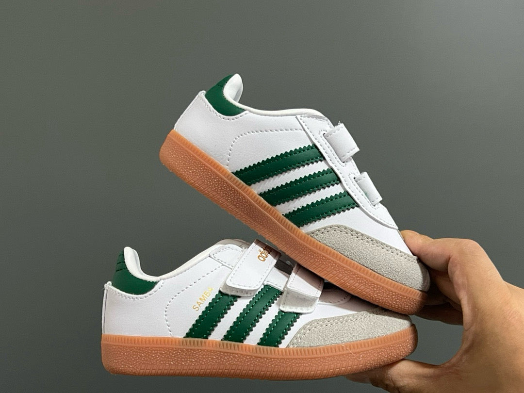 Adidas Samba Velcro Sneakers" white, green"