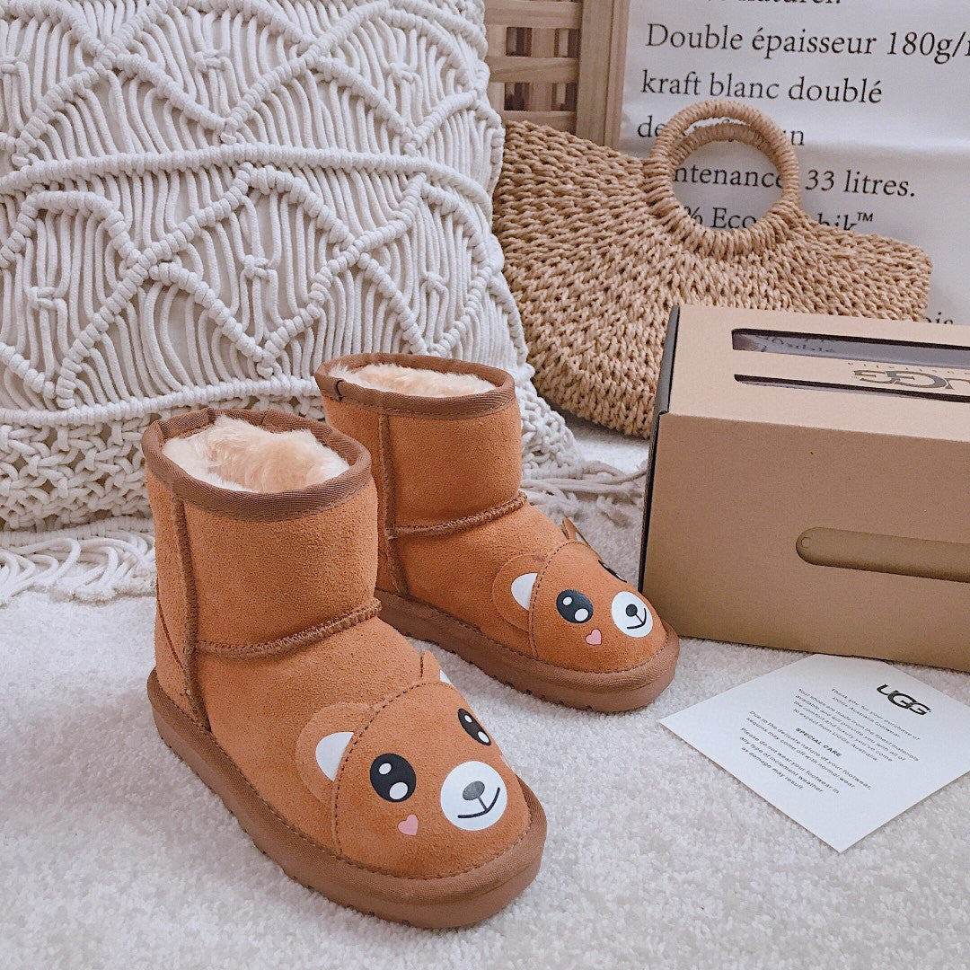 UGG children's shoes cartoon series" brown"