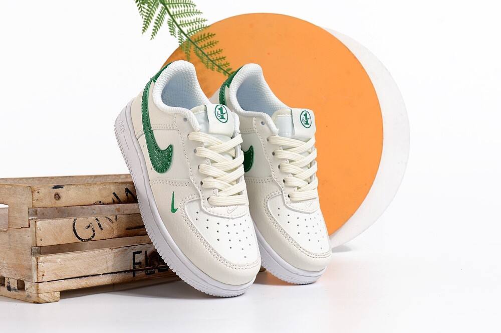 Air Force low-top lace-up sneakers" white"
