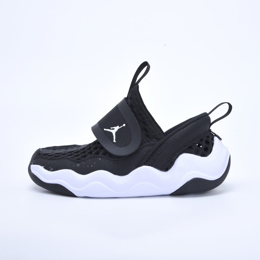 Jordan Little Shark Mesh Shoes for Kids "black"