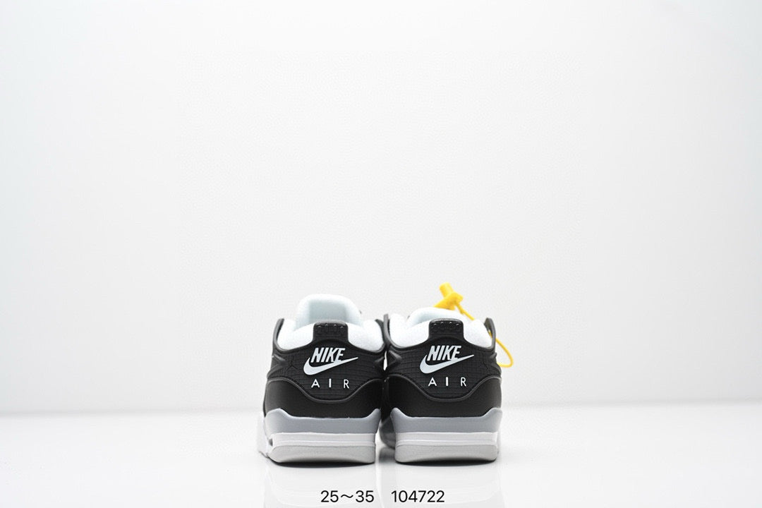 Jordan 4 low-top air cushion basketball shoes" black"