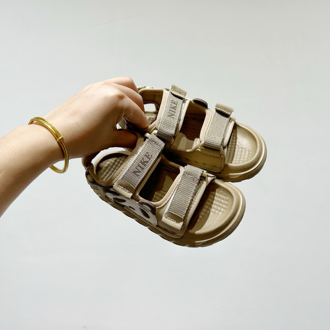 Nike Red Panda Soft Sole Beach Sandals " Beige"
