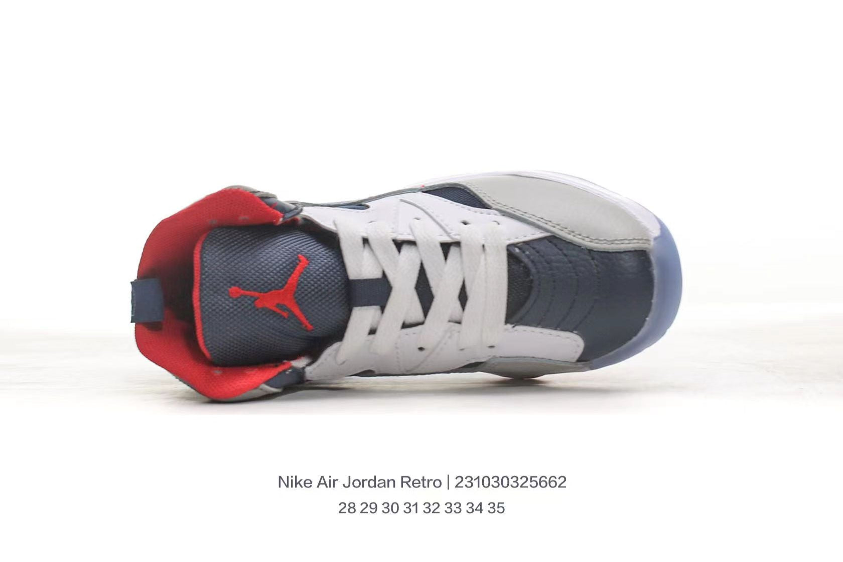Jordan 612 series" white, grey, blue"