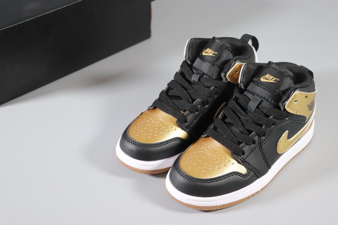 Joe 1 children's shoes" black, gold"