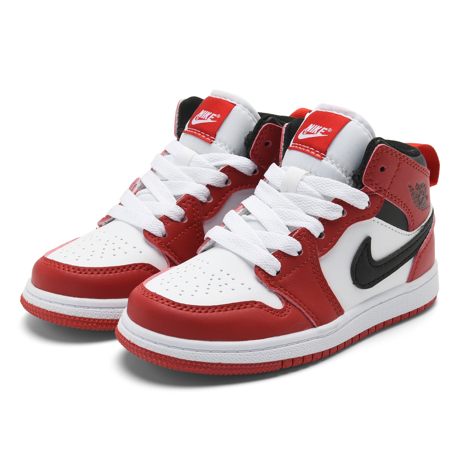 AJ-127" white, red"