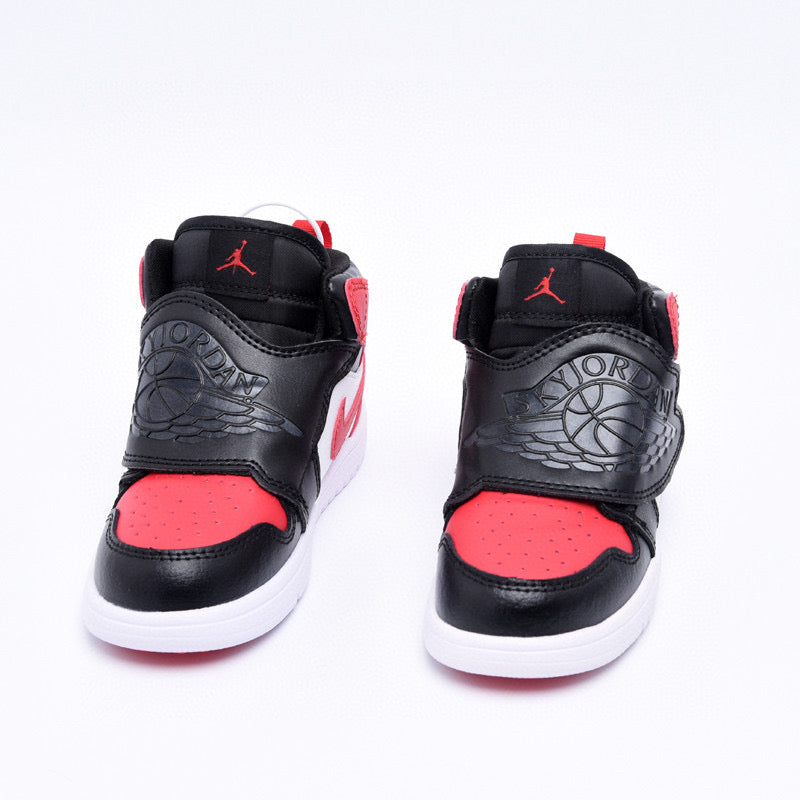 Jordan Wings Kids Shoes" white, black, red"