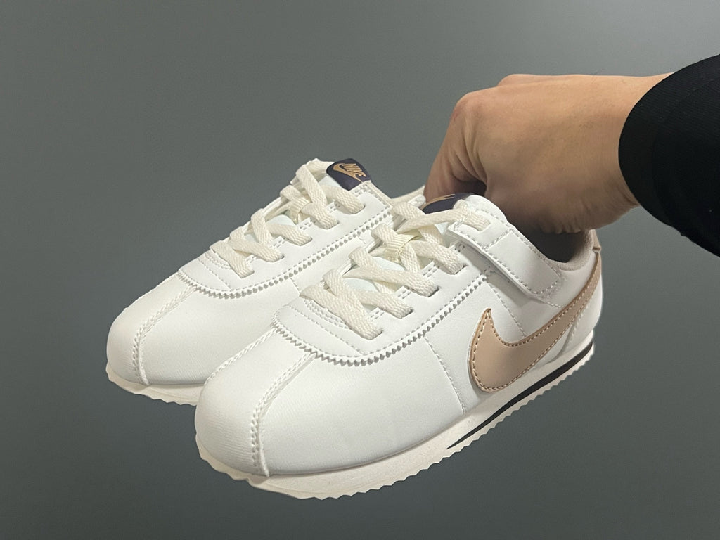 Nike Forrest Gump Classic Velcro Kids Shoes" white, beige"