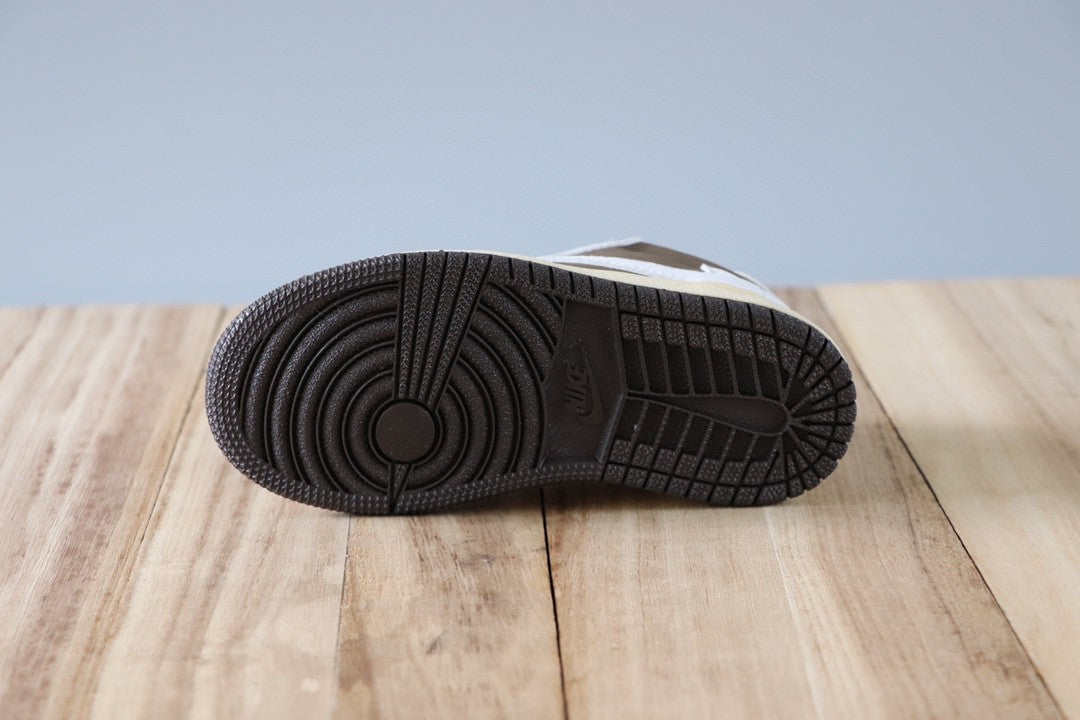 Qiaoyi low-top shoelaces" dark brown, white, cream"