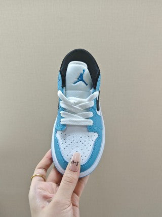 Qiao Yizhuan G version low-top children's lace-up sports shoes" blue"