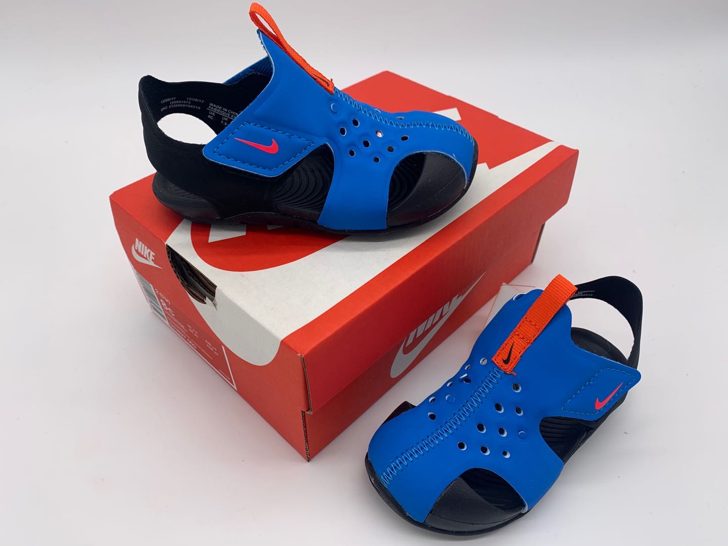 Nike Crocs " blue, orange"
