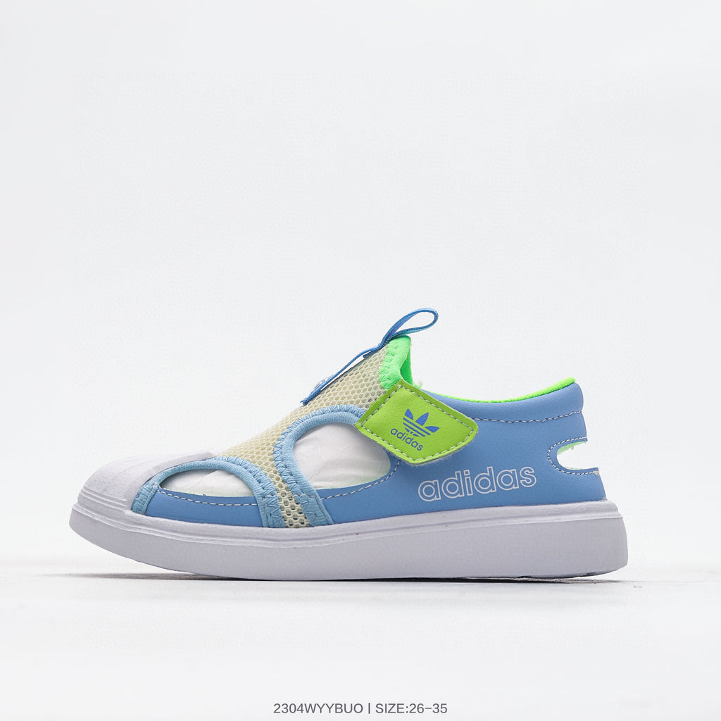 Adidas shell toe joint breathable mesh shoes" sky blue"