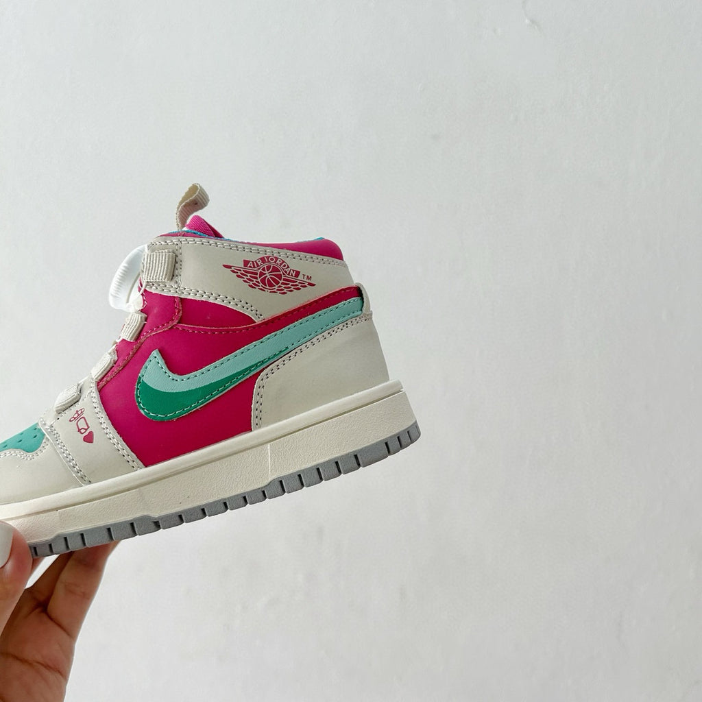 Joe 1 co-branded mid-cut children's " white, several color"