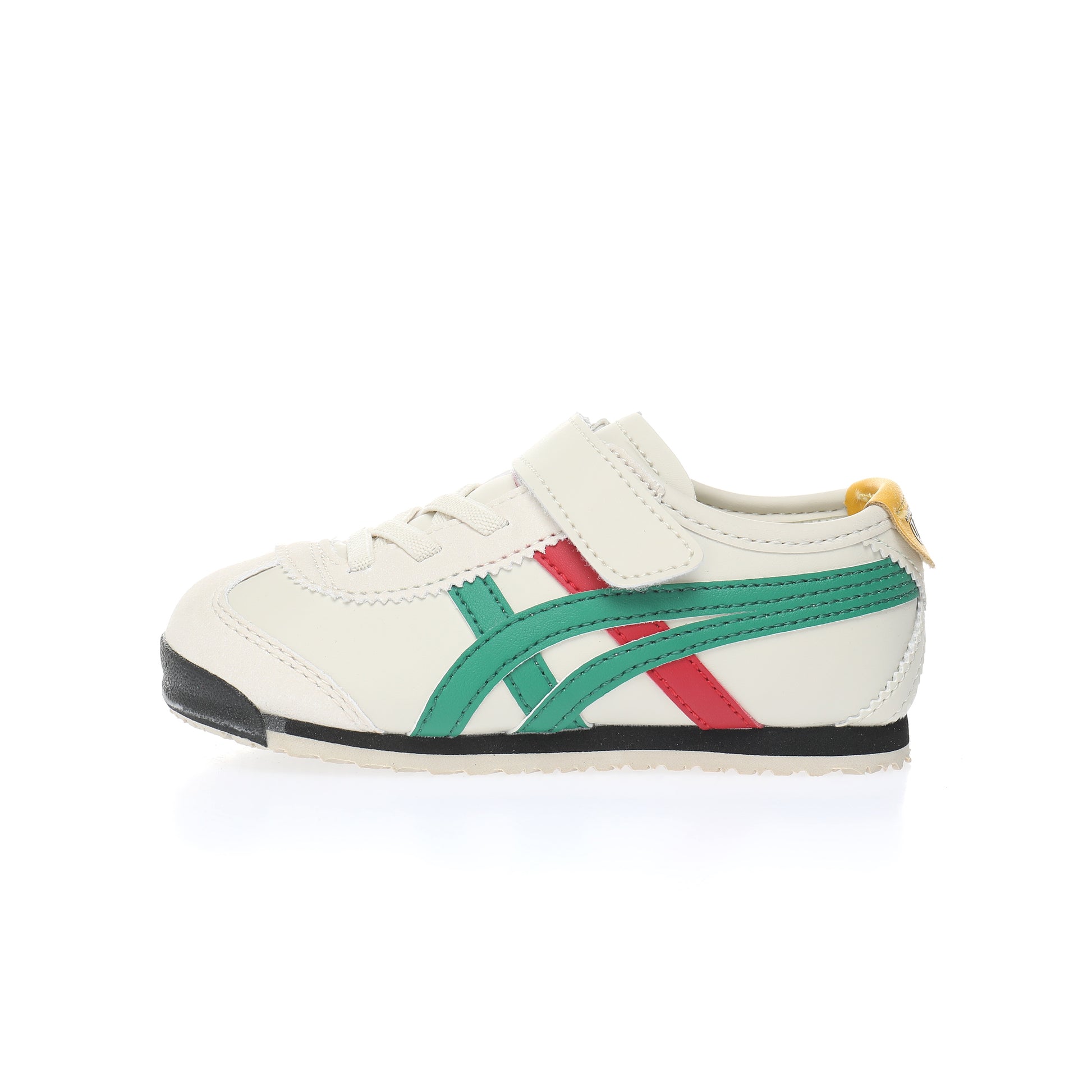 Asics Tiger" white, orange, green"