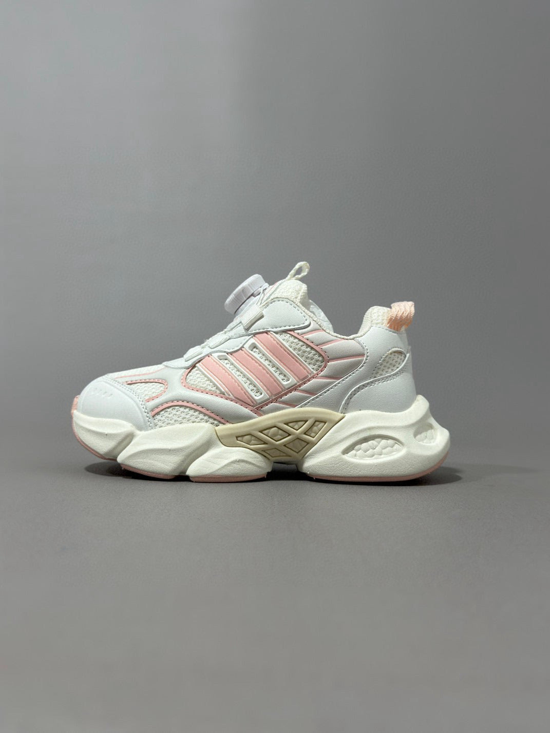 Adidas runner dad shoes" white, pink"