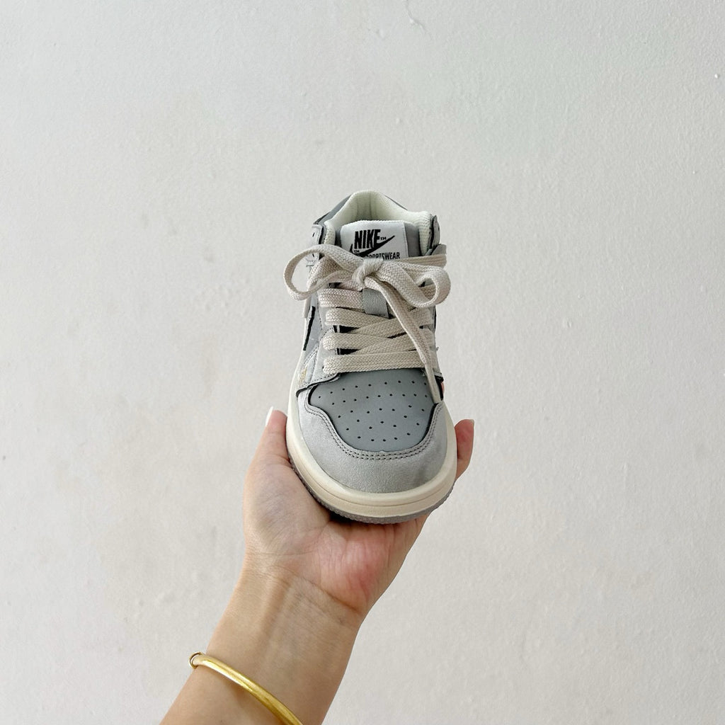 Joe 1 co-branded mid-cut children's shoes" Gray"