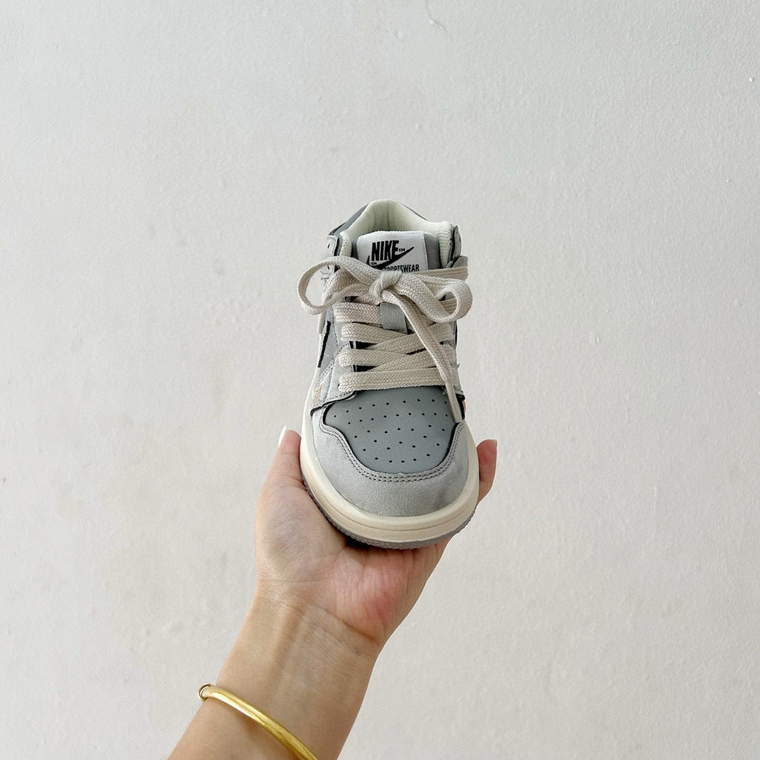Joe 1 co-branded mid-cut children's shoes" Gray"