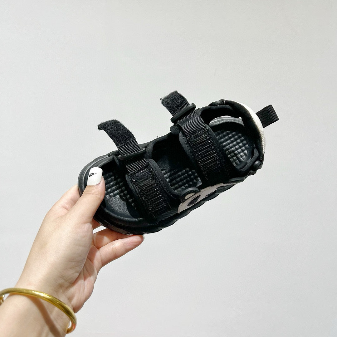 Nike Red Panda Soft Sole Beach Sandals" black"