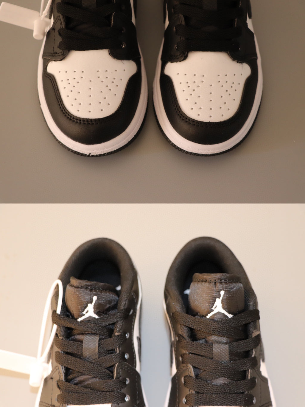 Joe 1 original low-top sneakers" dark, white"