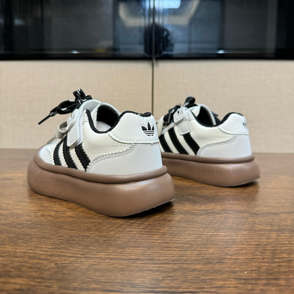 Adidas training invisible Velcro sneakers" white, black"