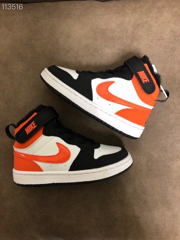 NIKE COURT Borough Mid2 JUN Air Force Workwear" white, black, orange"