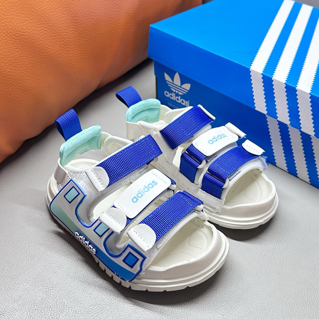 Adidas Macaron Candy Children's Beach Sandals" white, blue"