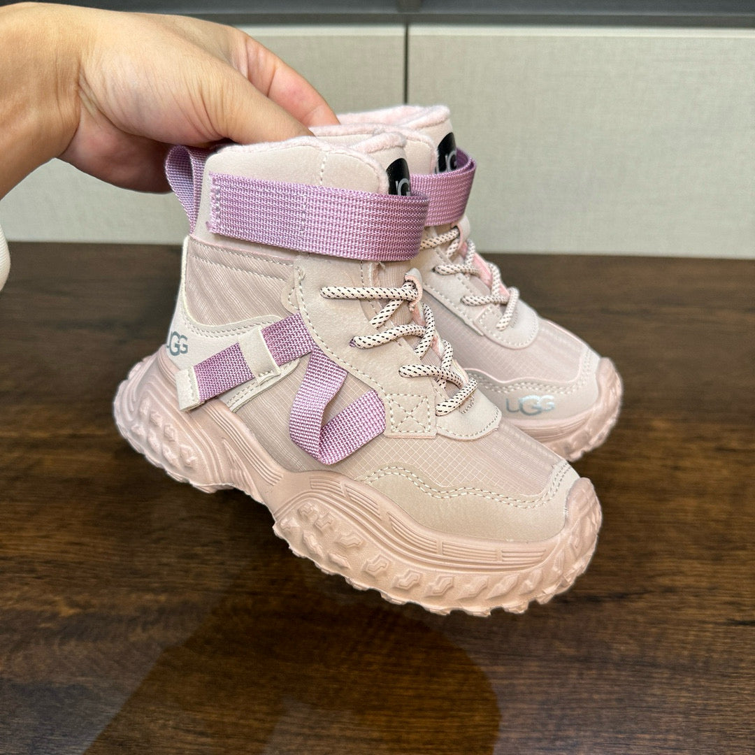 U-GG children's fleece boots" pink, purple"