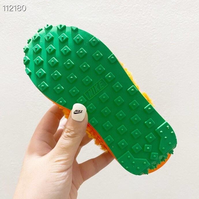 Nike Waffle Casual Jogging Shoes Deconstructed Double Hook" orange"