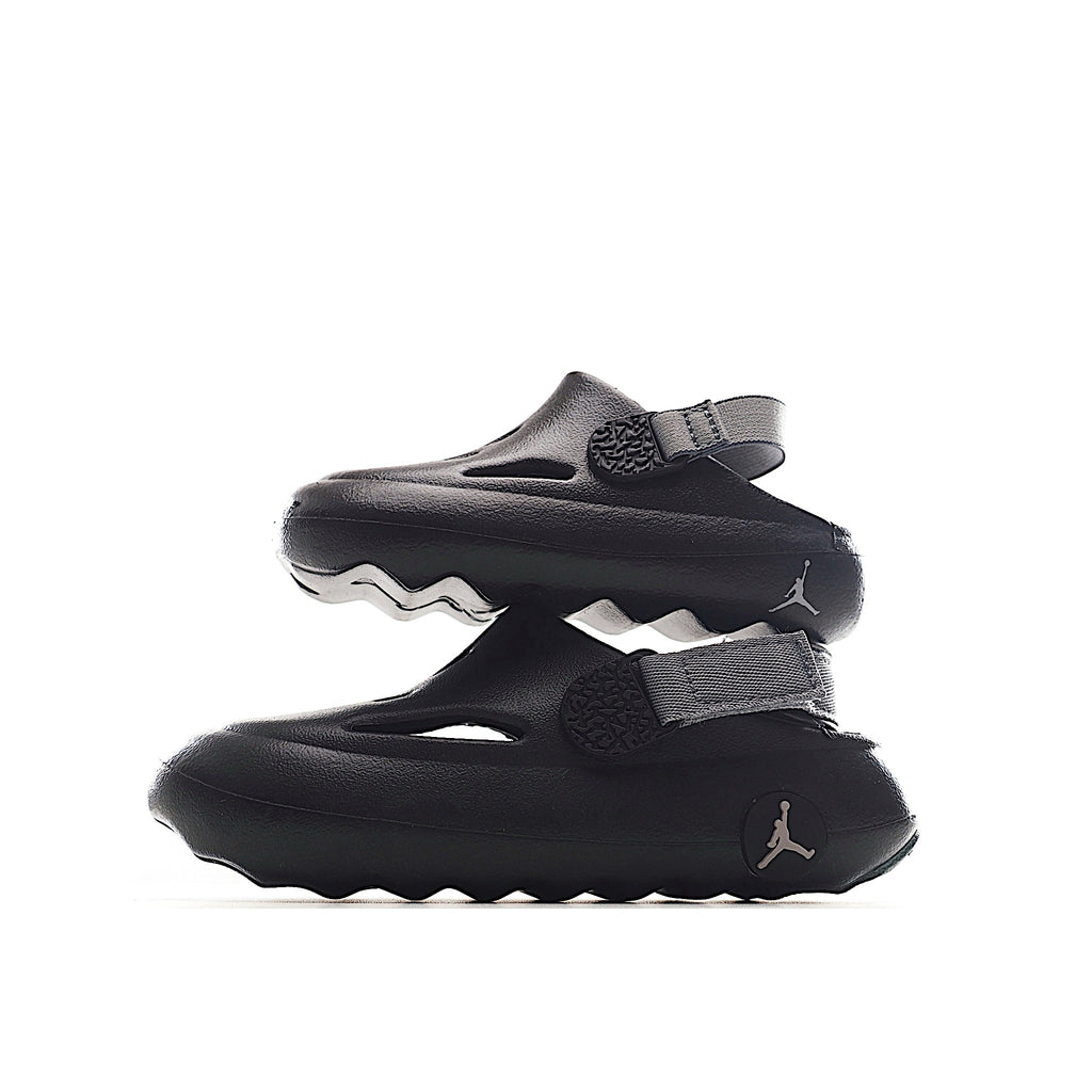 Jordan hole sandals" black"