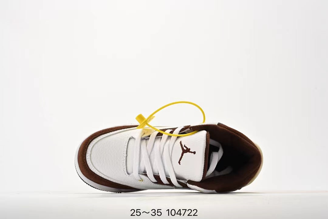 Joe 3" white, dark brown"
