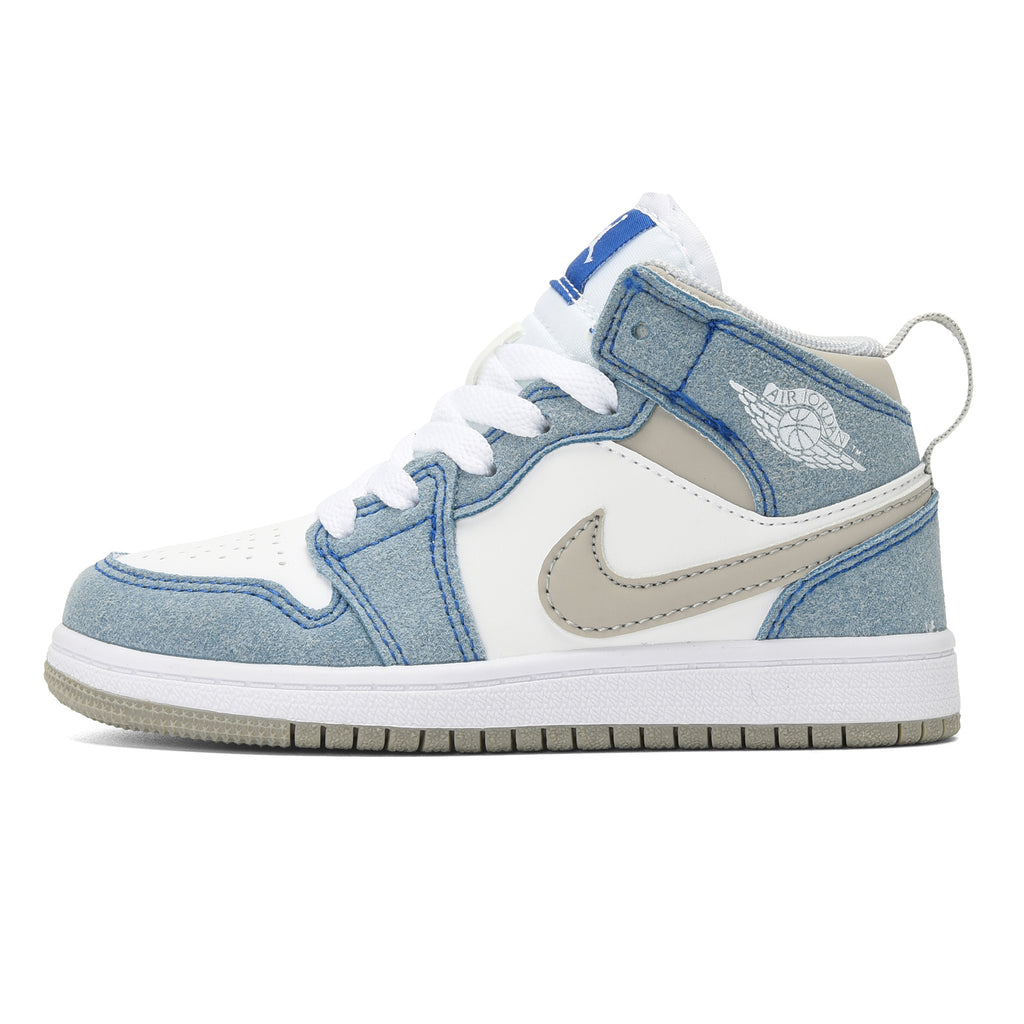 AJ-127" white, sky blue"
