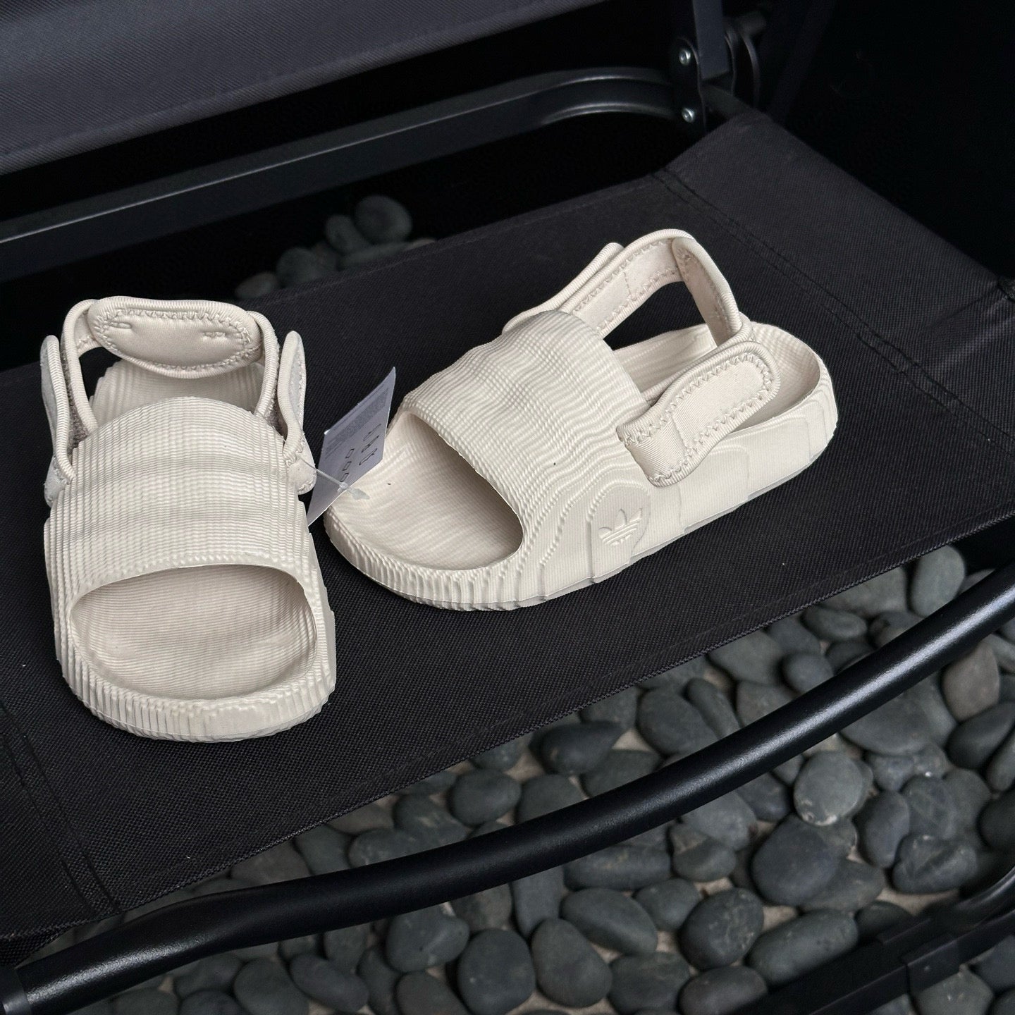 Adidas two-way beach sandals" cream"
