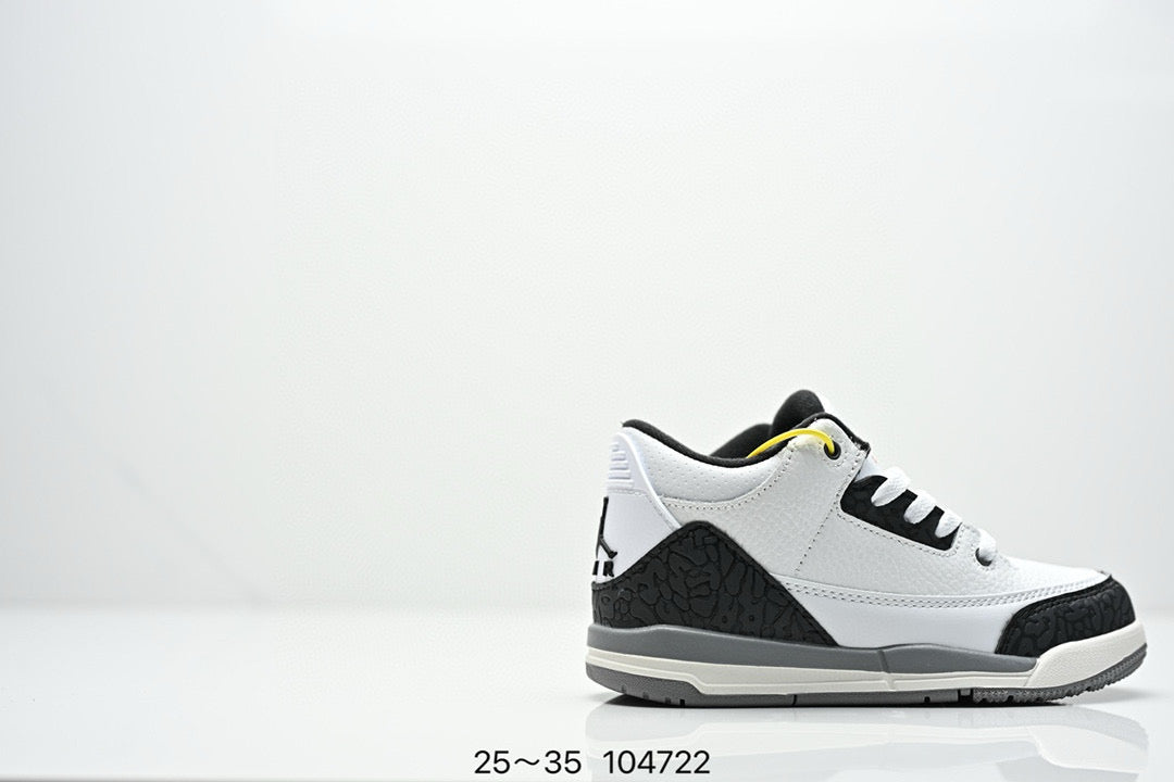 Joe 3" white, black"