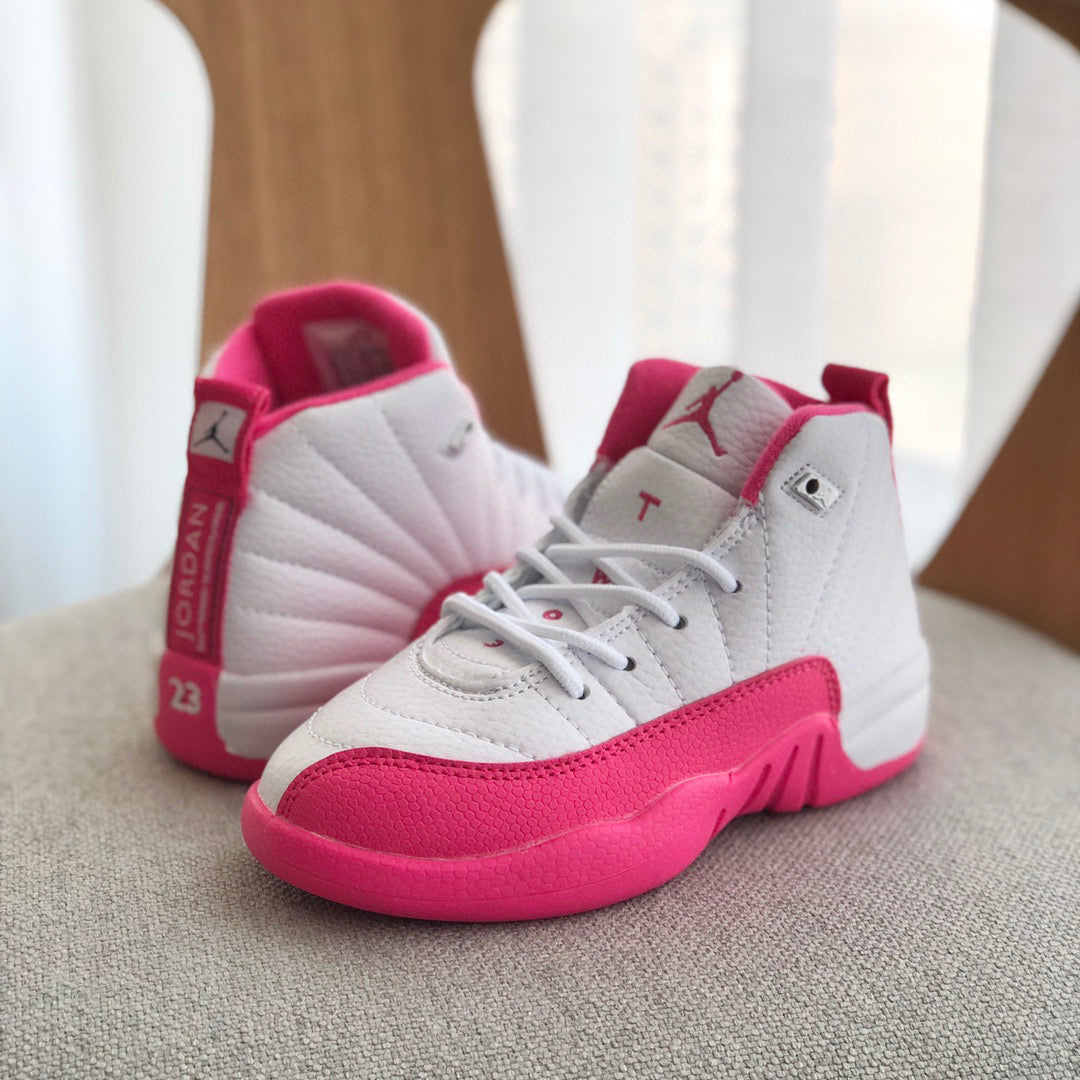Joe 12 high quality children's shoe" white and Pink"