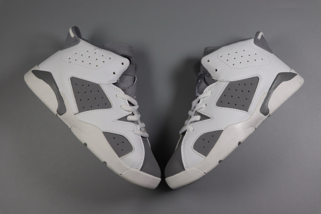 Joe 6 children's basketball shoes " white, & gray"
