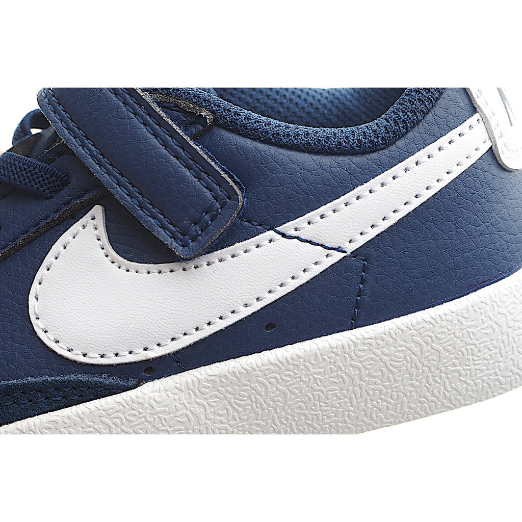 Trail Blazers Velcro Low-Top Kids Sneakers" Navy"