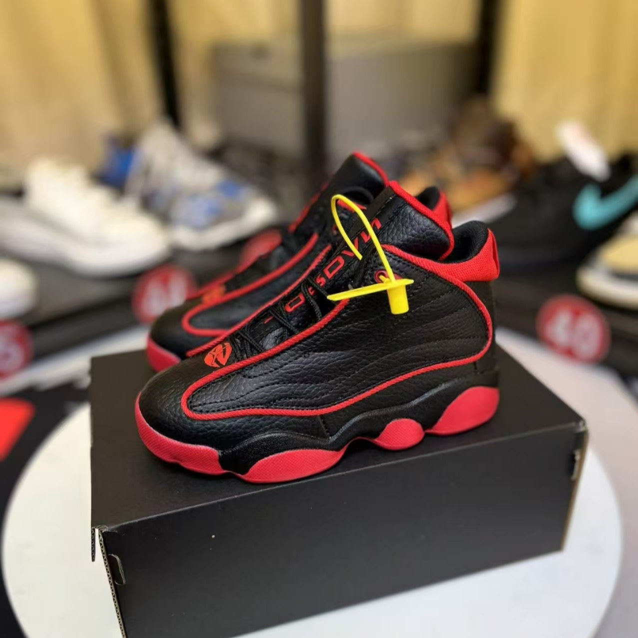 AJ-818 basketball shoes" black"