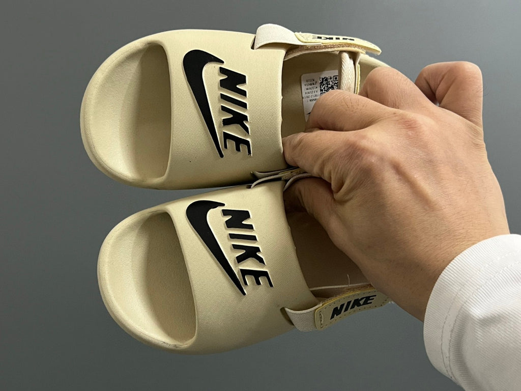 NK new two-way children's sandals" cream"