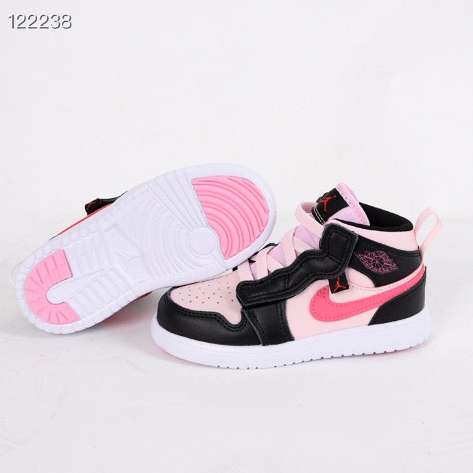 Jordan high top elastic band" black, pink"